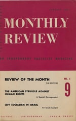 Monthly Review Volume 2, Number 9 (January 1951) [PDF]